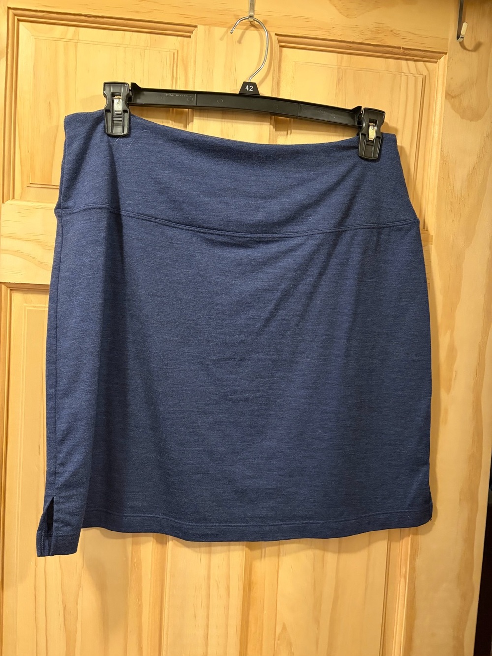 Wool X Monroe Navy skirt size L